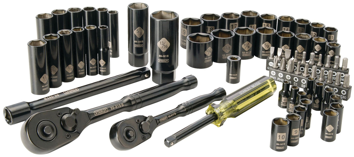 Socket Sets, 70-pc, Black - Item 0004311 O4
