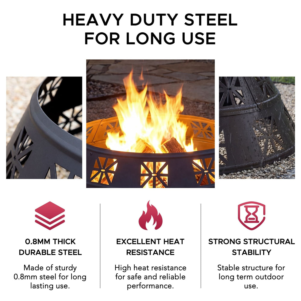 Firepits and Fire Bowls, Black - Item 0003969 T2