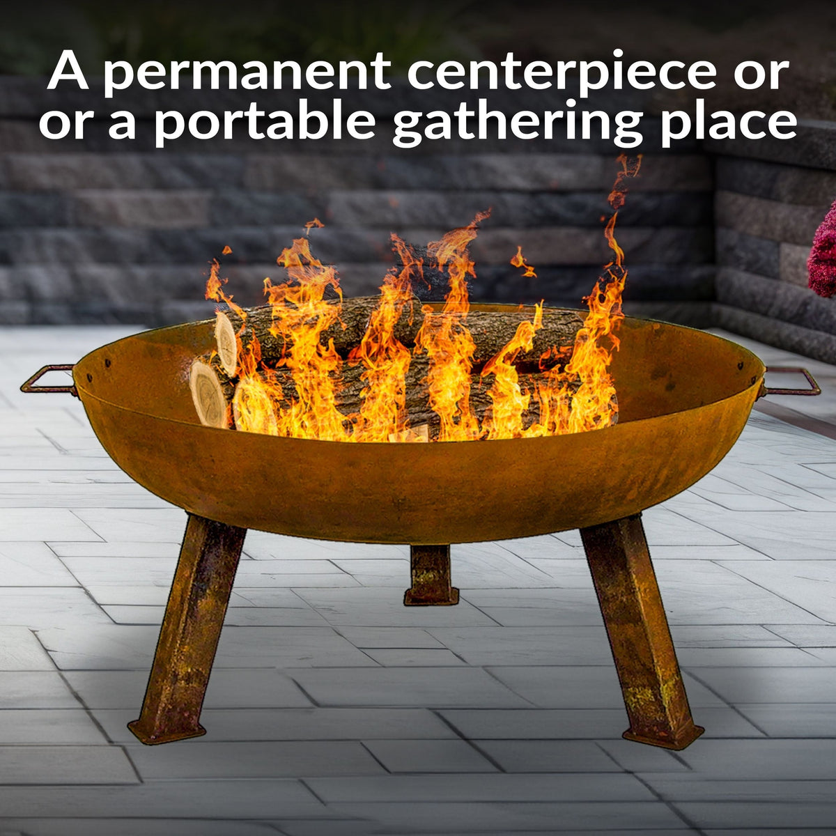 Firepits and Fire Bowls, 30-in, Cast Iron - Item 0003952 L9