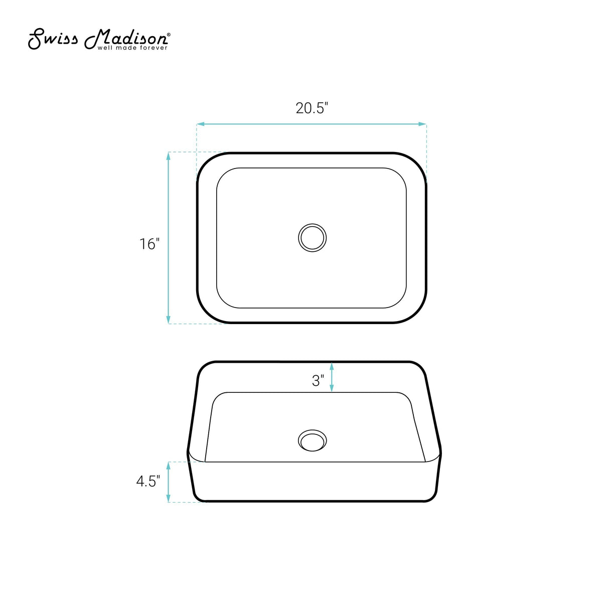 Bathroom Sinks, Ceramic - Item 0002042 K4