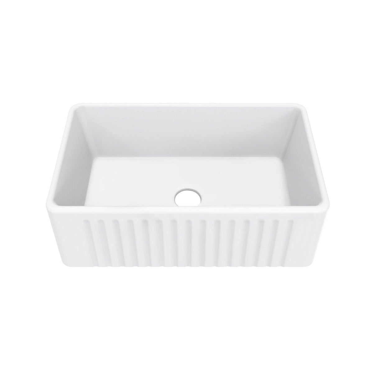 Kitchen Sinks & Faucets, 30-in, 18-in, Ceramic - Item 0008615 G4