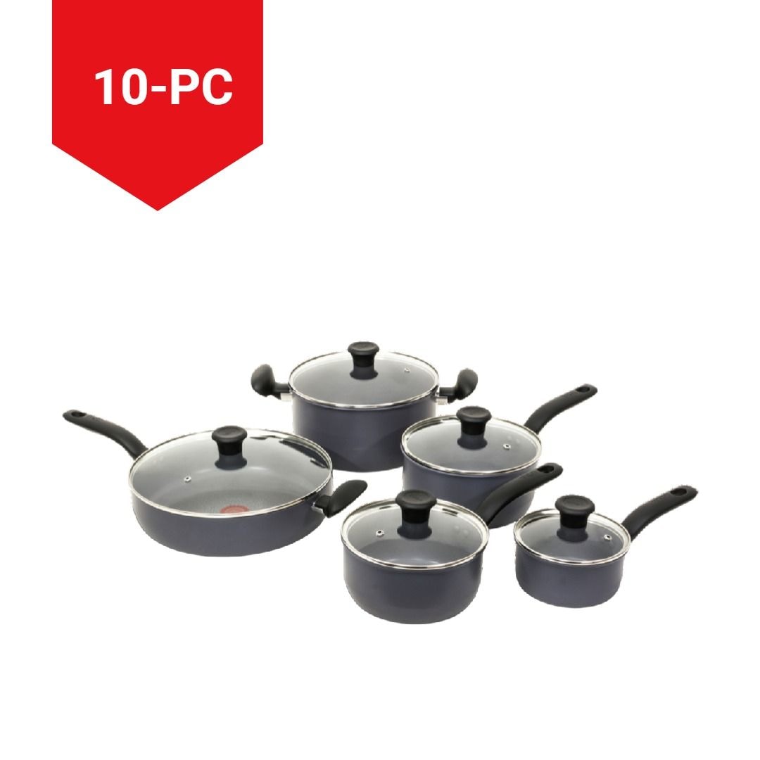 Cookware Sets, 10-pc, Non-stick, Grey - Item 0008299 E5