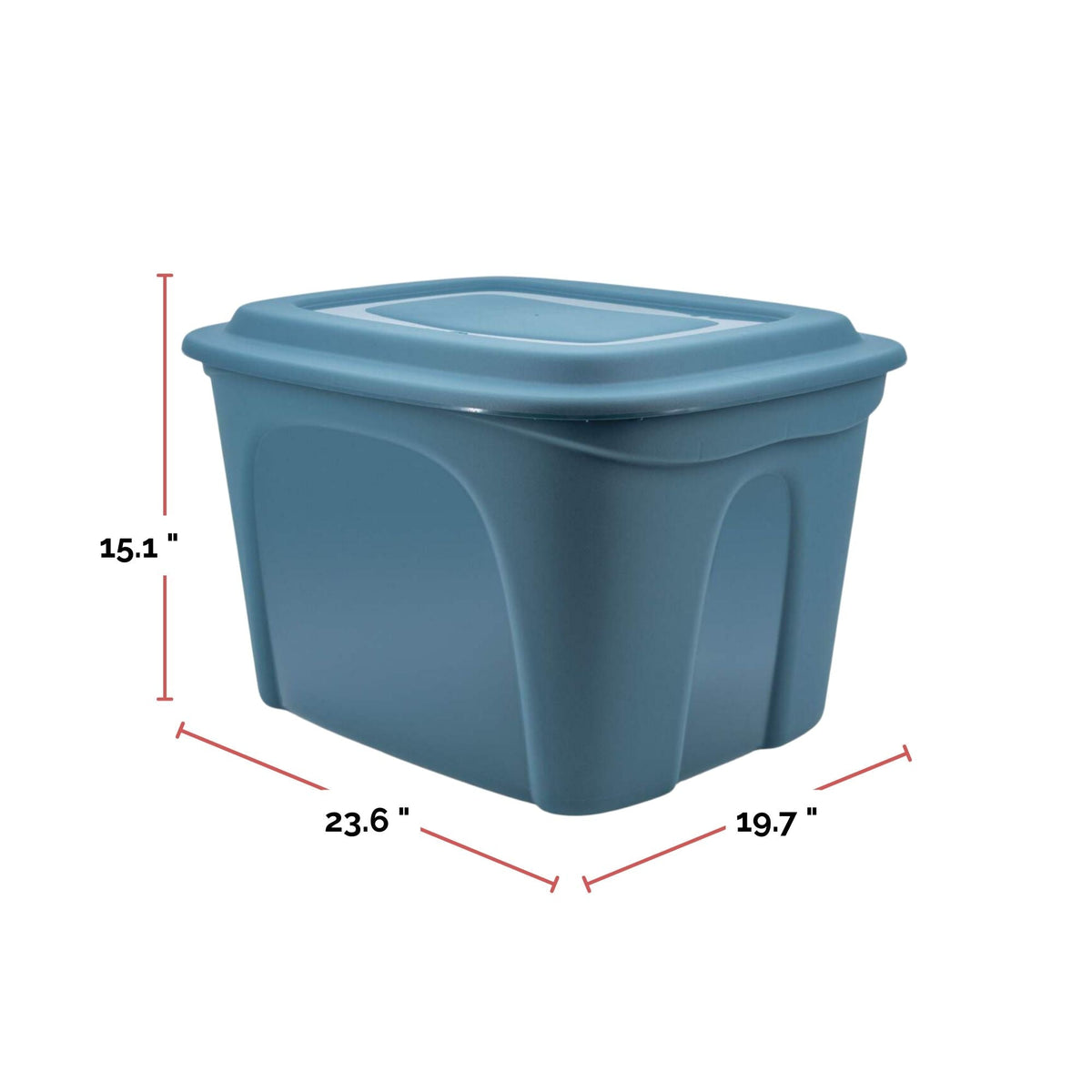 Storage Bins, 72-L, Blue - Item 0001607 K4