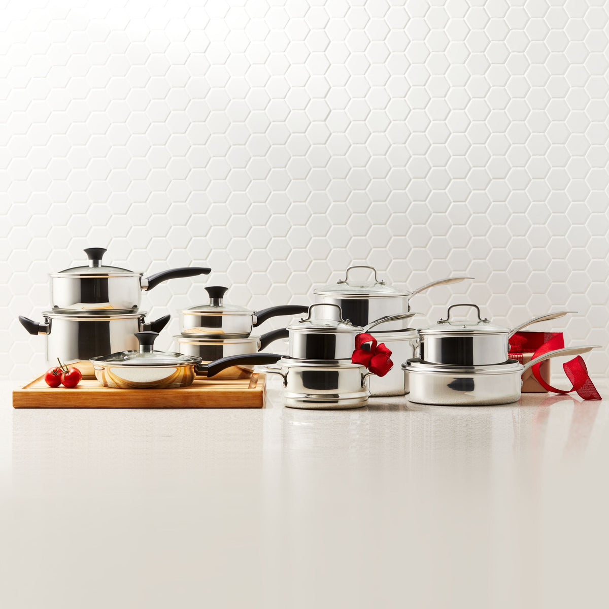 Cookware Sets, 10-pc, Stainless Steel - Item 0008288 B2