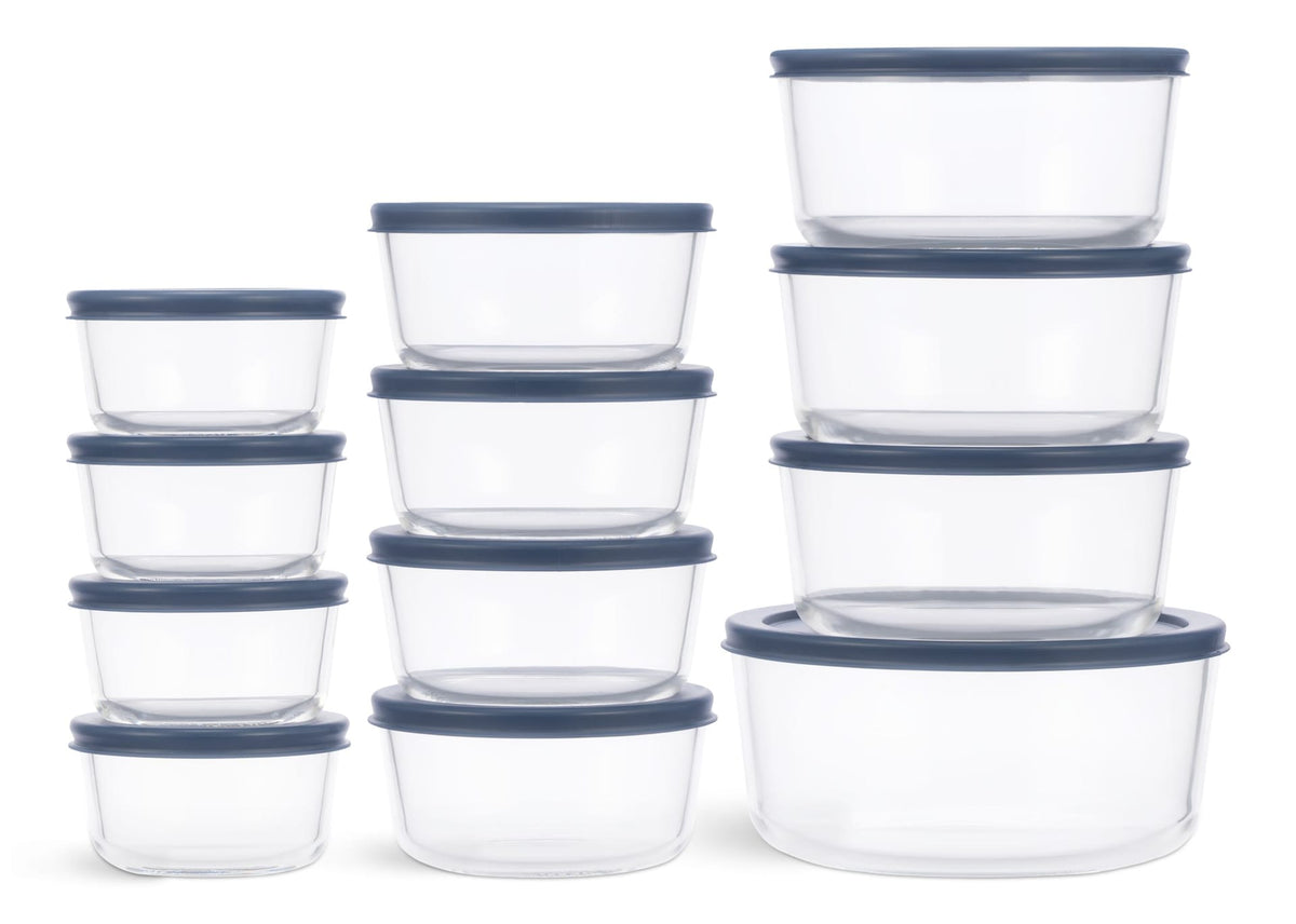 Food Organizers, 24-pc, Glass - Item 0006900 R0