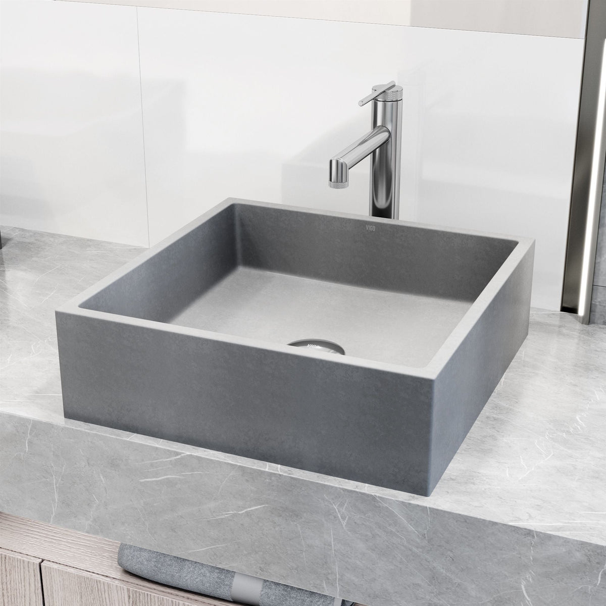 Bathroom Sinks, 15x15, Grey - Item 0002101 A2