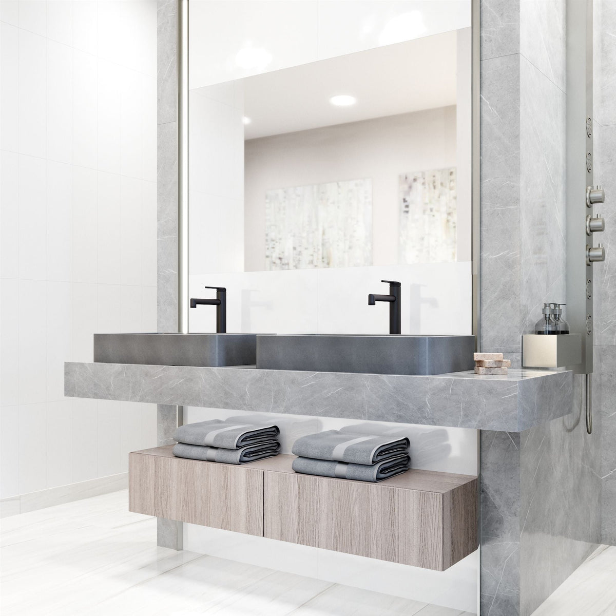 Bathroom Sinks, 23x14, Grey - Item 0002092 M9