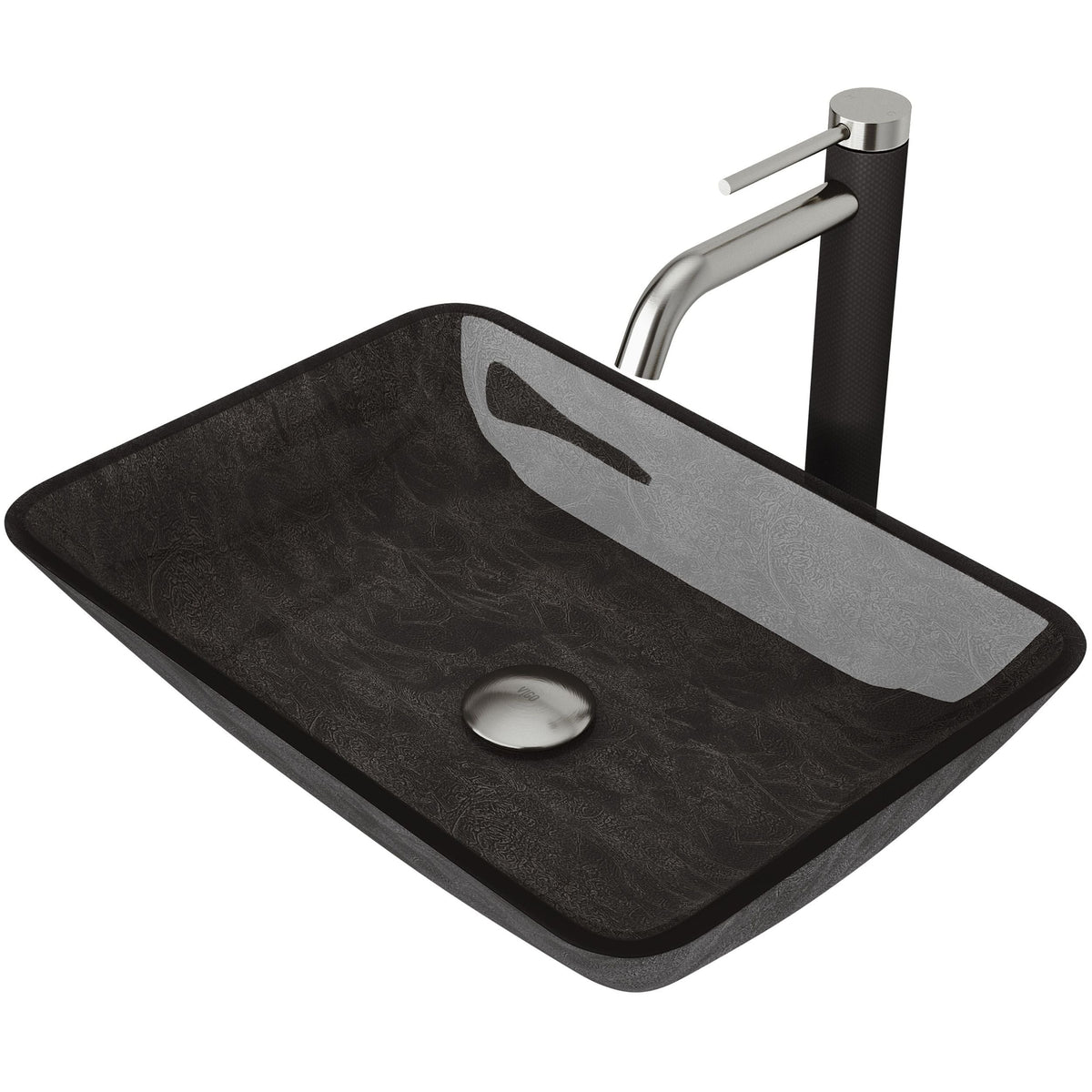 Bathroom Sinks, Glass, Grey - Item 0002080 G6
