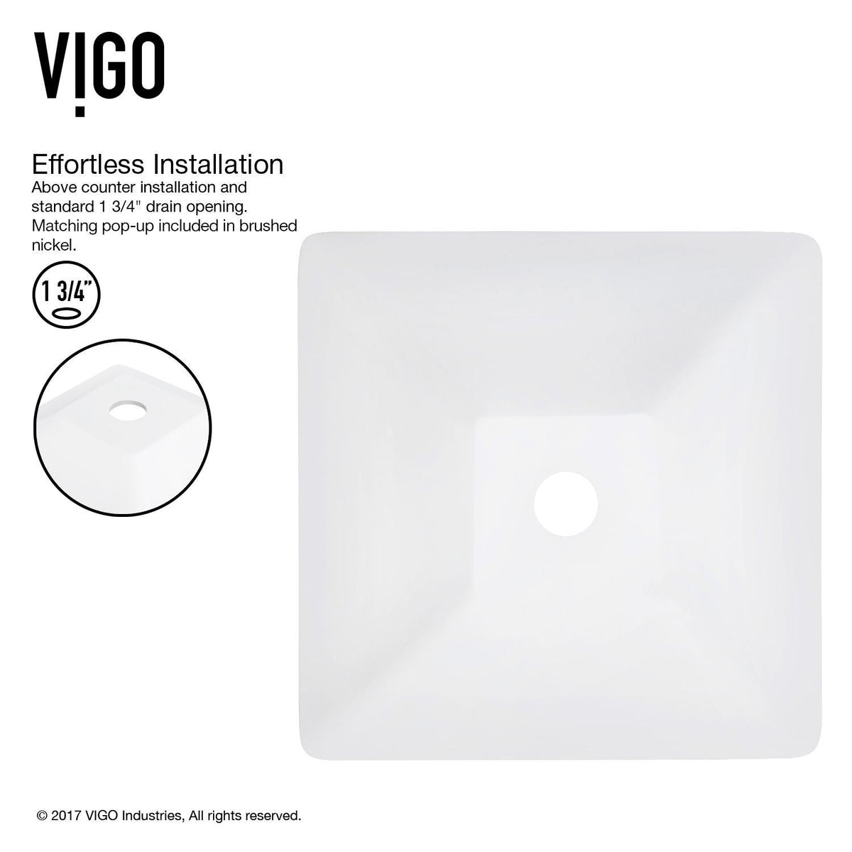 Bathroom Sinks, White - Item 0002091 K6