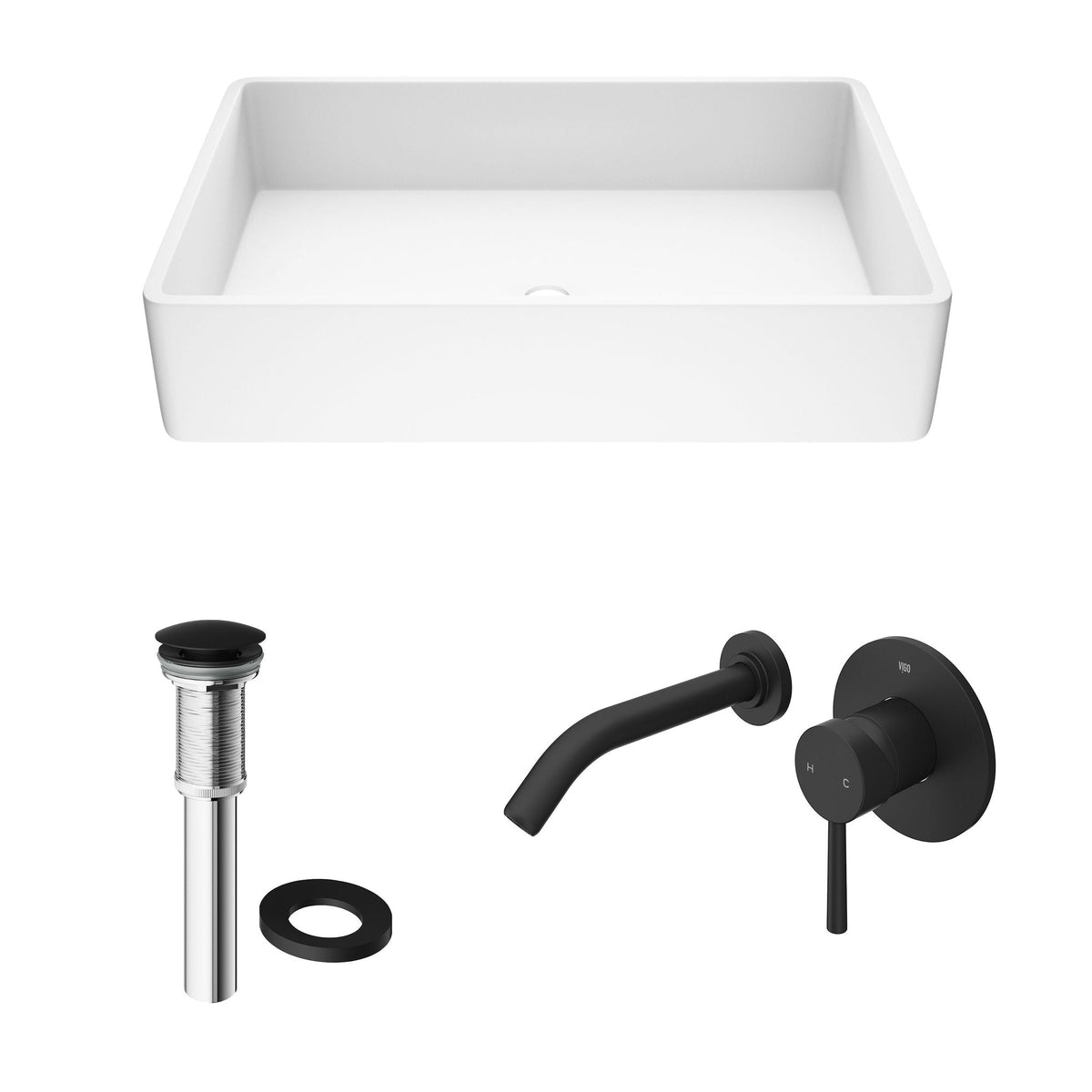 Bathroom Sinks, White - Item 0002100 F5