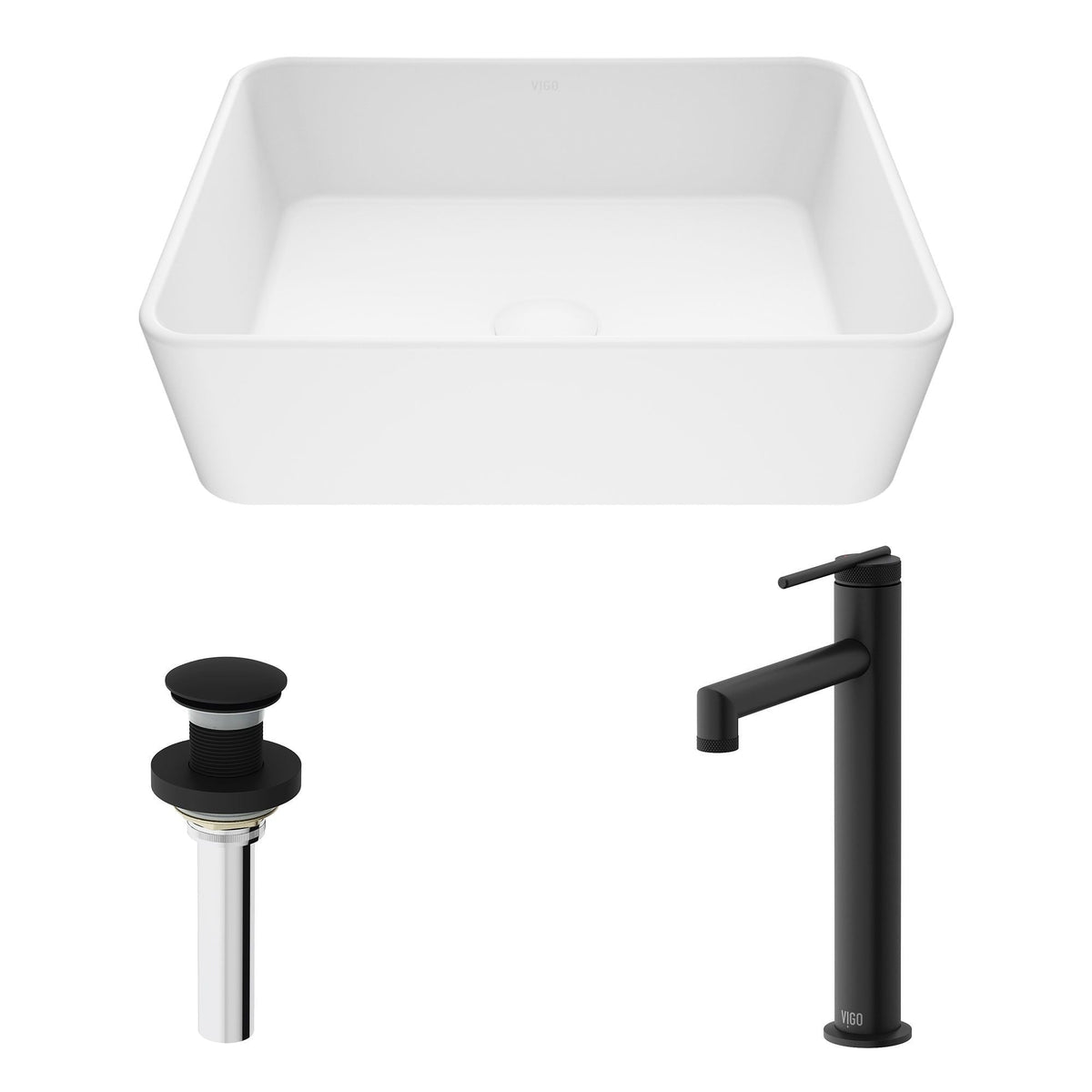 Bathroom Sinks, White - Item 0002062 D7