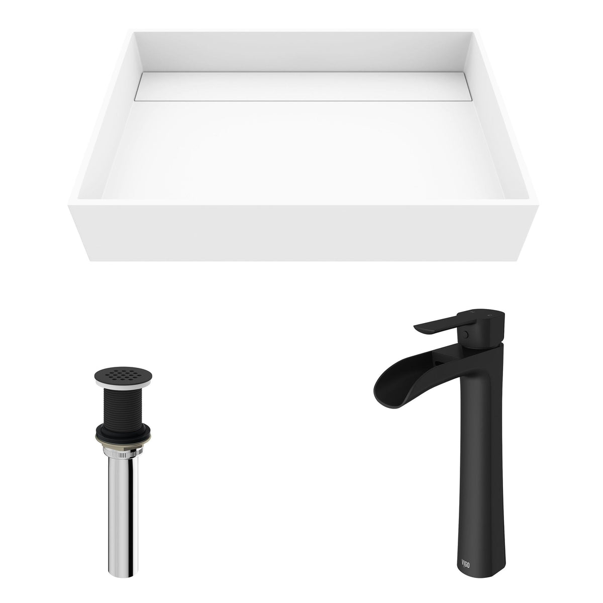 Bathroom Sinks, White - Item 0002068 S2
