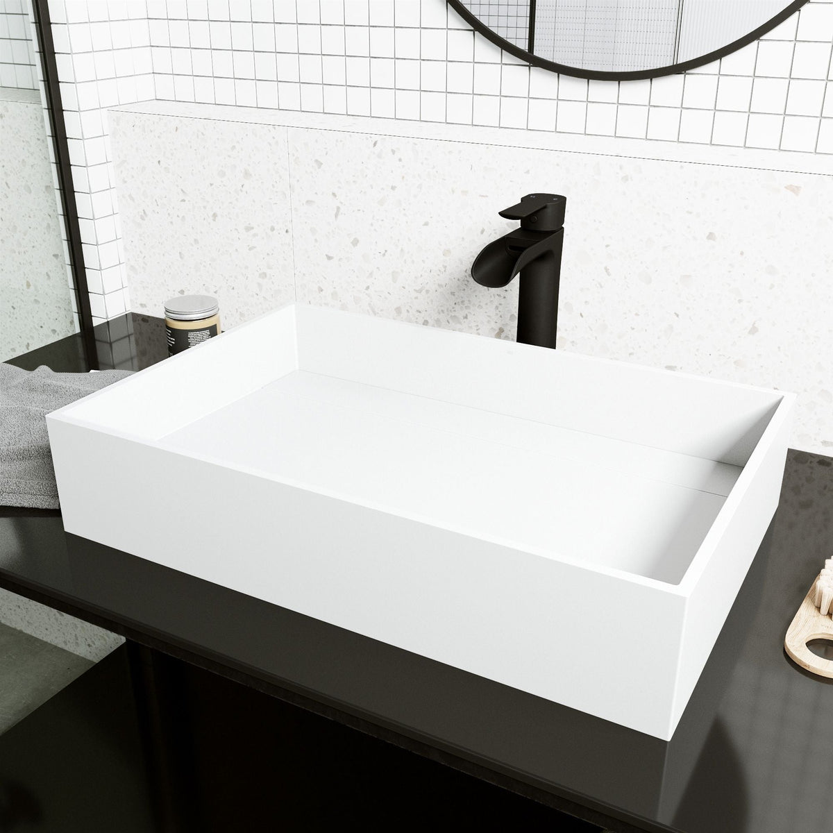 Bathroom Sinks, White - Item 0002068 S2