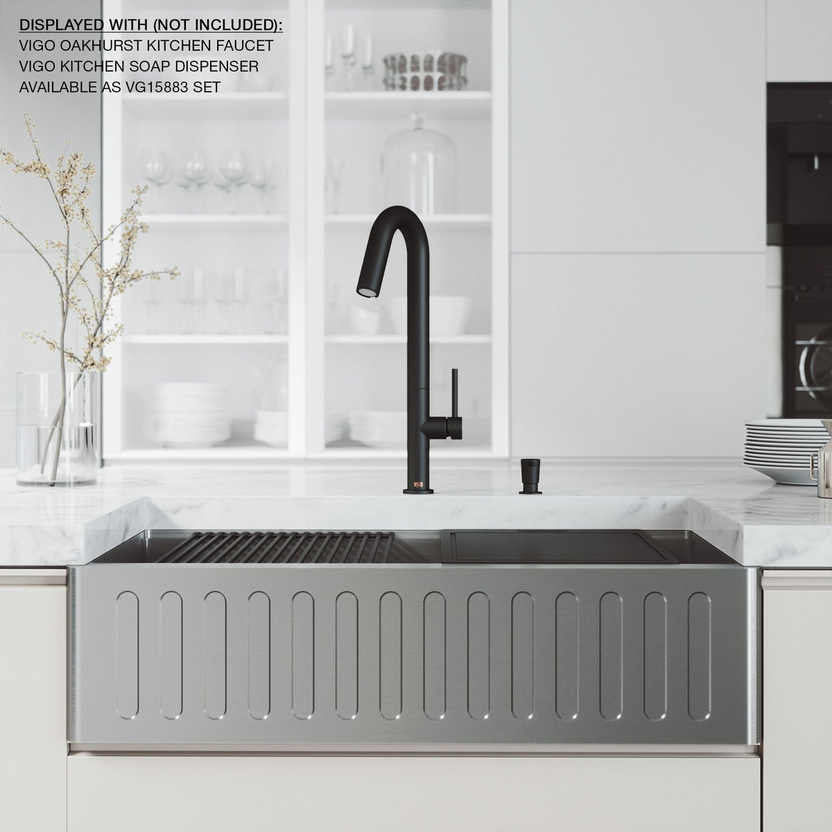Kitchen Sinks & Faucets, 36-in, 21-in - Item 0008839 G7