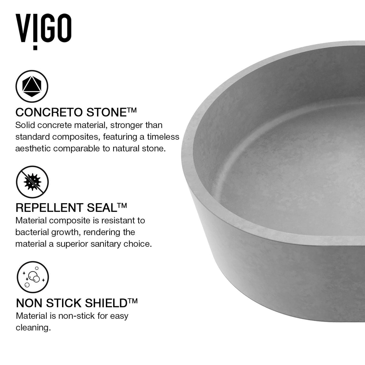 Bathroom Sinks, 24x14, Grey - Item 0002074 C6