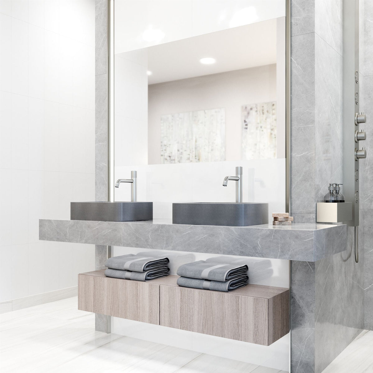 Bathroom Sinks, Grey - Item 0002073 I9