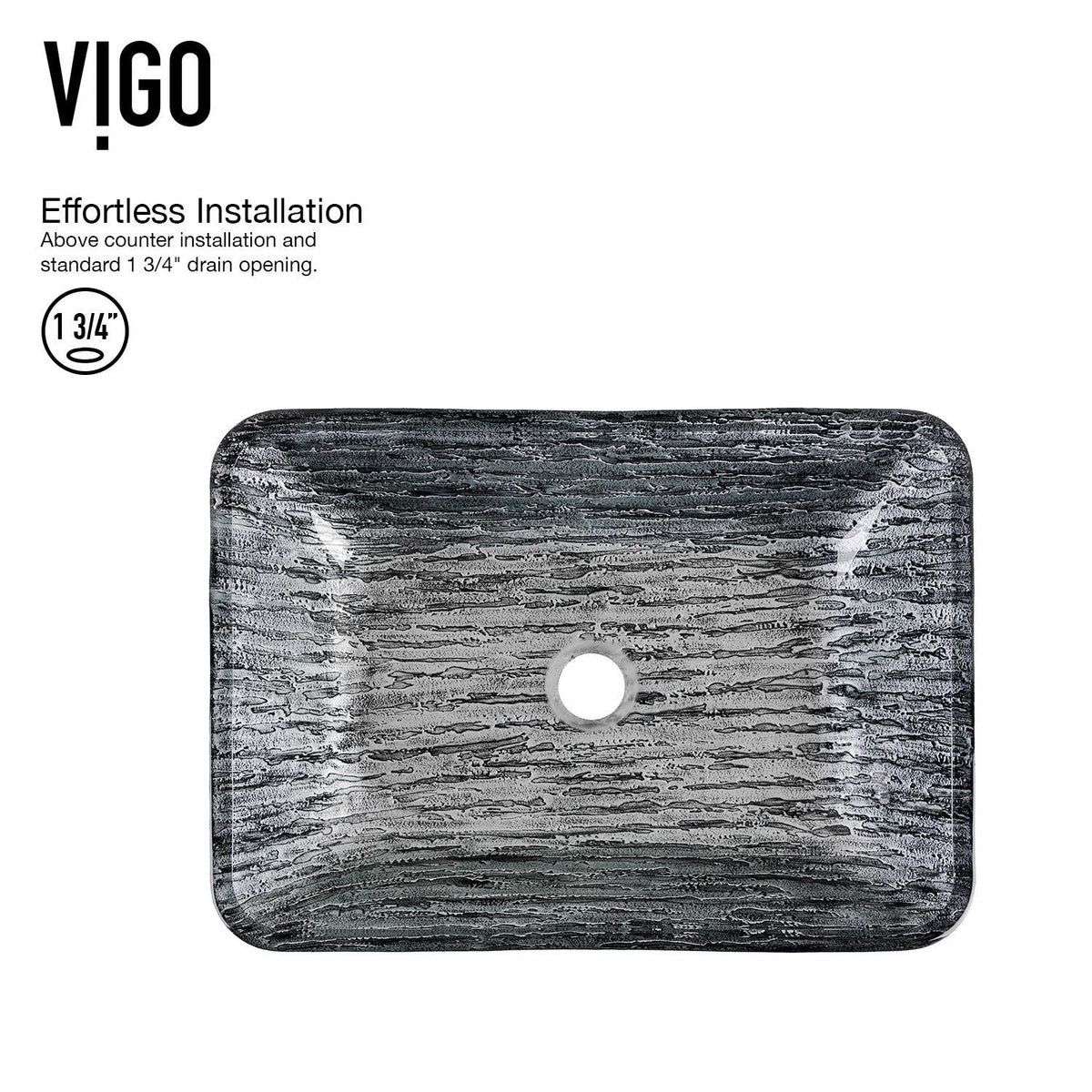 Bathroom Sinks, Glass, Grey - Item 0002096 L2
