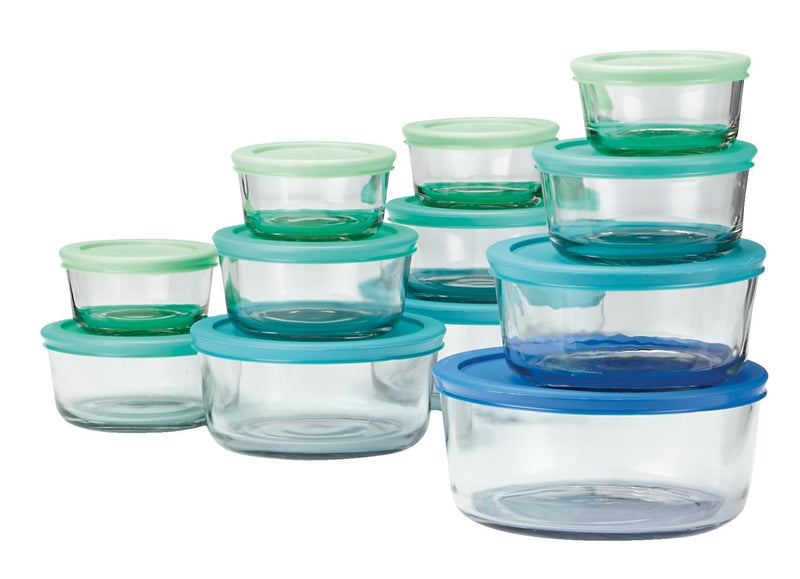 Food Organizers, 12 Count, Glass, Assorted Sizes - Item 0006912 E6