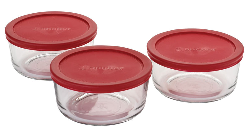Food Organizers, 3 Count, Glass - Item 0006978 N8