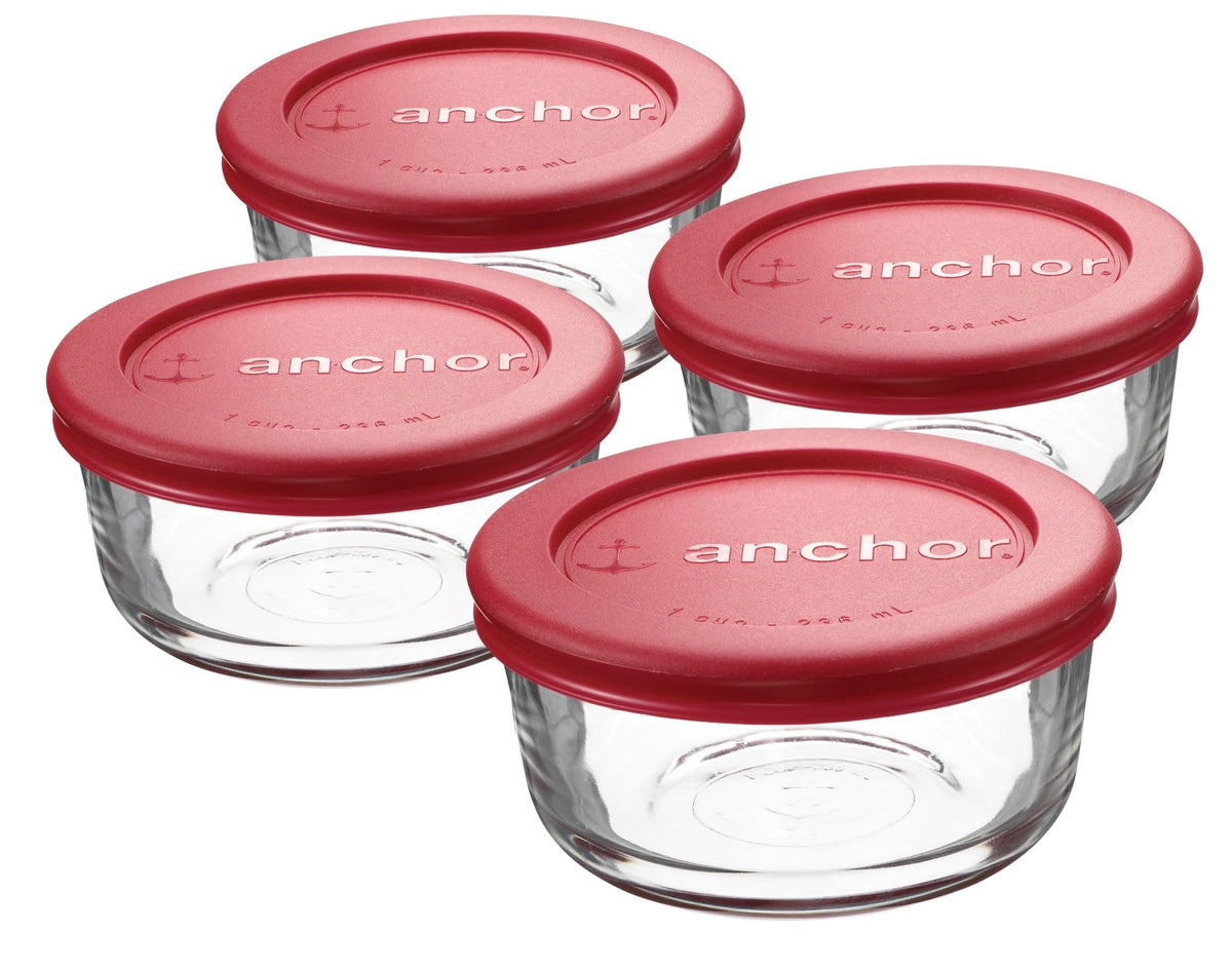 Food Organizers, 4 Count, Glass - Item 0006993 U6