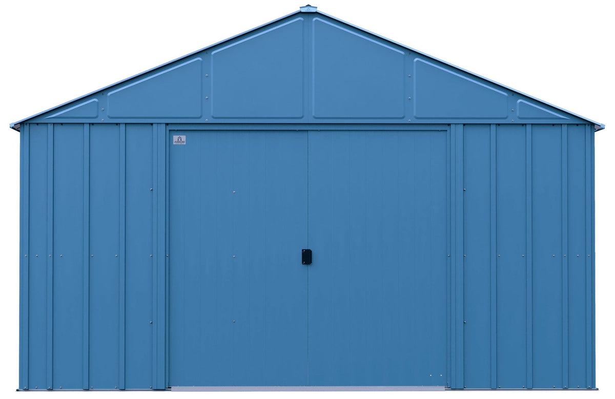 Shed, 12x12, Grey, Blue - Item 0003208 J7