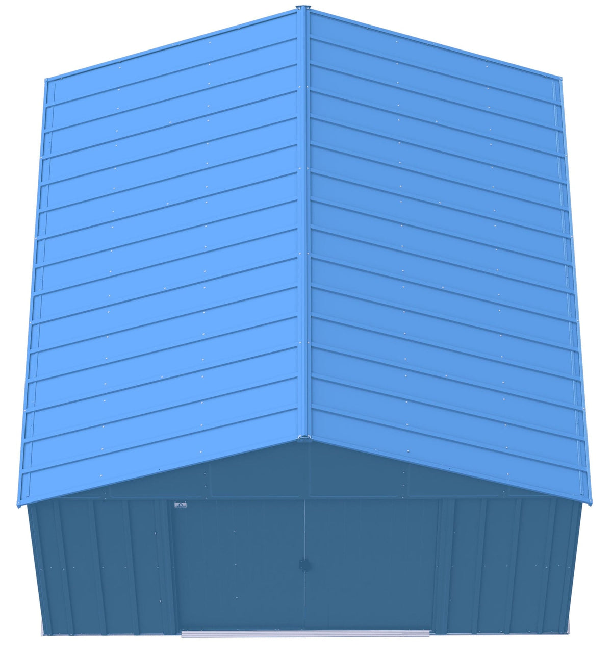 Shed, 12x12, Grey, Blue - Item 0003208 J7