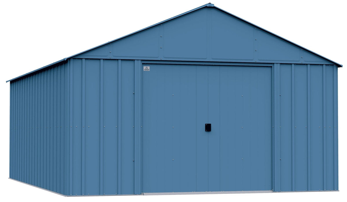 Shed, 12x17, Grey, Blue - Item 0003210 Q0