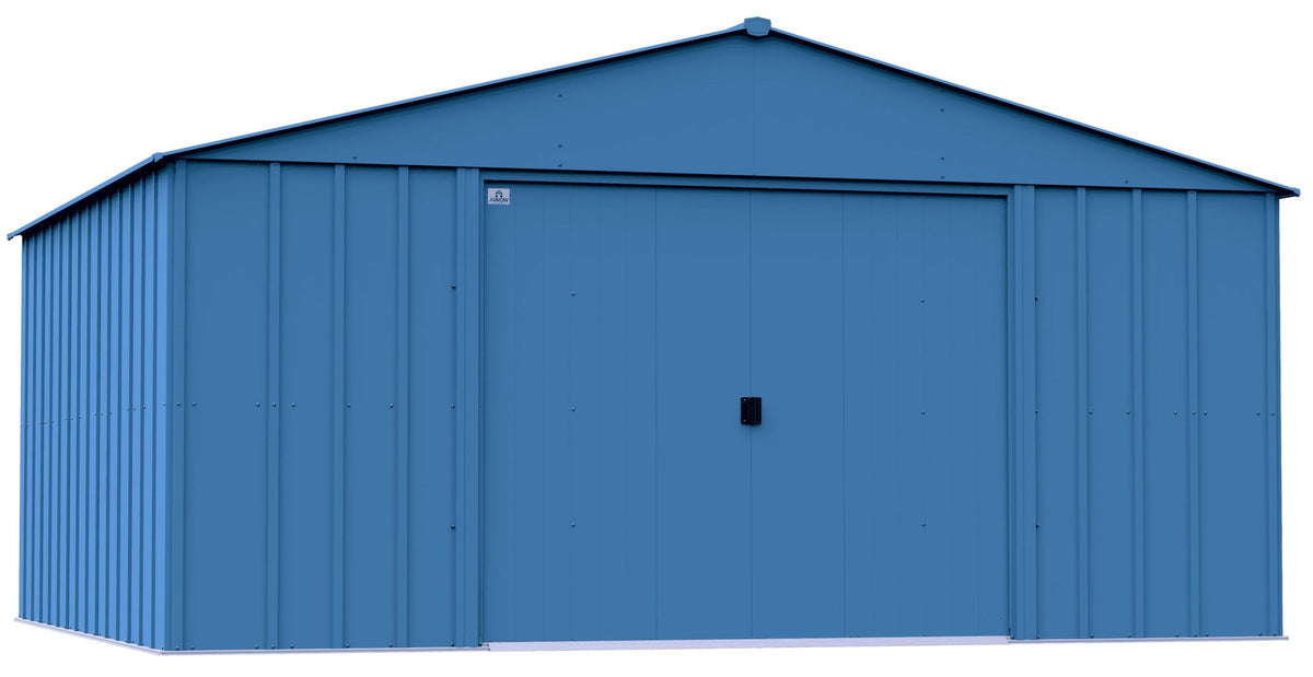 Shed, 14x12, Grey, Blue - Item 0003289 T4