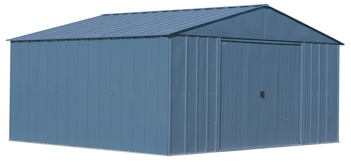Shed, 14x12, Grey, Blue - Item 0003289 T4