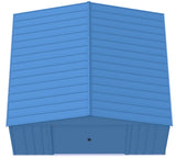 Shed, 14x12, Grey, Blue - Item 0003289 T4