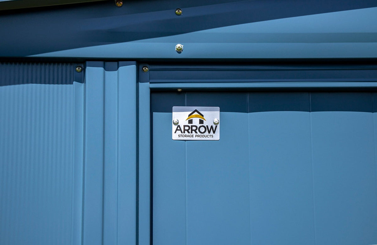 Shed, 14x12, Grey, Blue - Item 0003289 T4