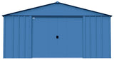 Shed, 14x14, Grey, Blue - Item 0003219 O6