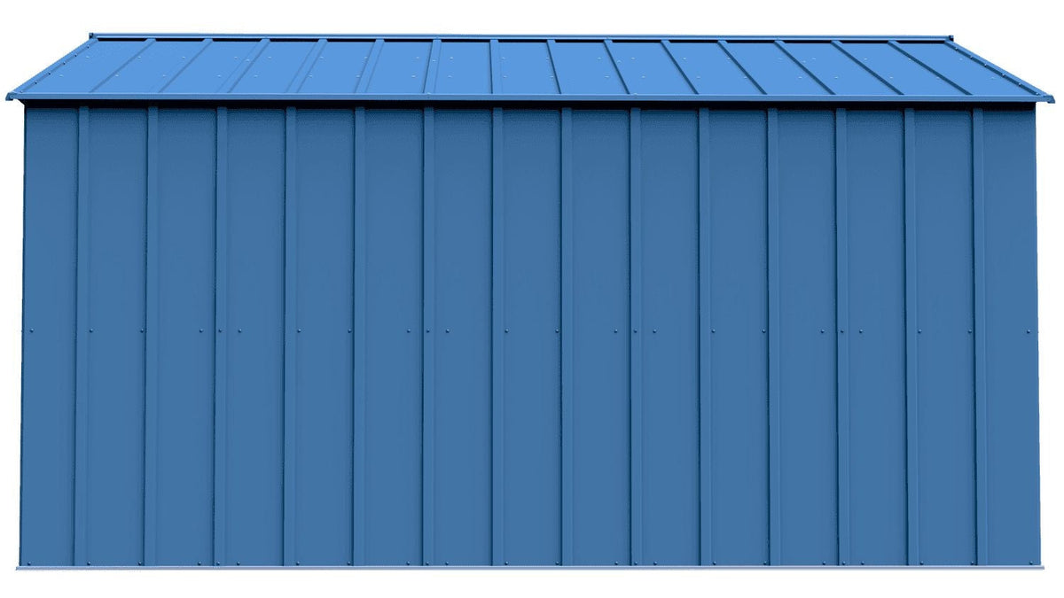 Shed, 14x14, Grey, Blue - Item 0003219 O6