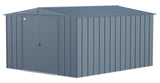 Shed, 10-ft, 12-ft, Grey, Blue - Item 0003250 L4