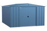 Shed, 10-ft, 12-ft, Grey, Blue - Item 0003250 L4