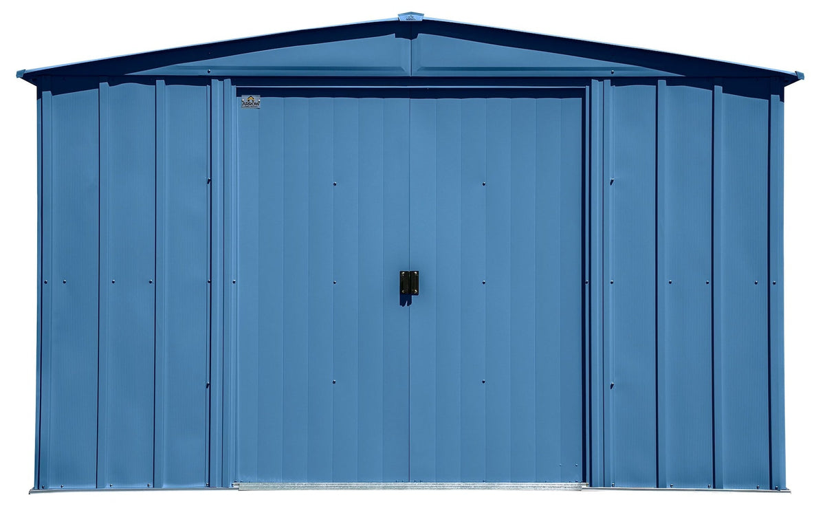 Shed, 10-ft, 12-ft, Grey, Blue - Item 0003250 L4