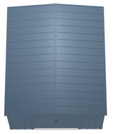 Shed, 10-ft, 12-ft, Grey, Blue - Item 0003250 L4
