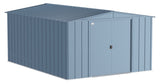 Shed, 10-ft, 14-ft, Grey, Blue - Item 0003199 D1