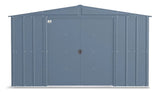 Shed, 10-ft, 8-ft, Grey, Blue - Item 0003237 Z6