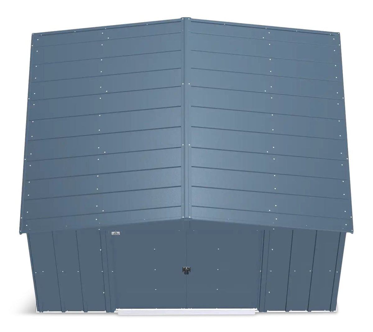 Shed, 10-ft, 8-ft, Grey, Blue - Item 0003237 Z6