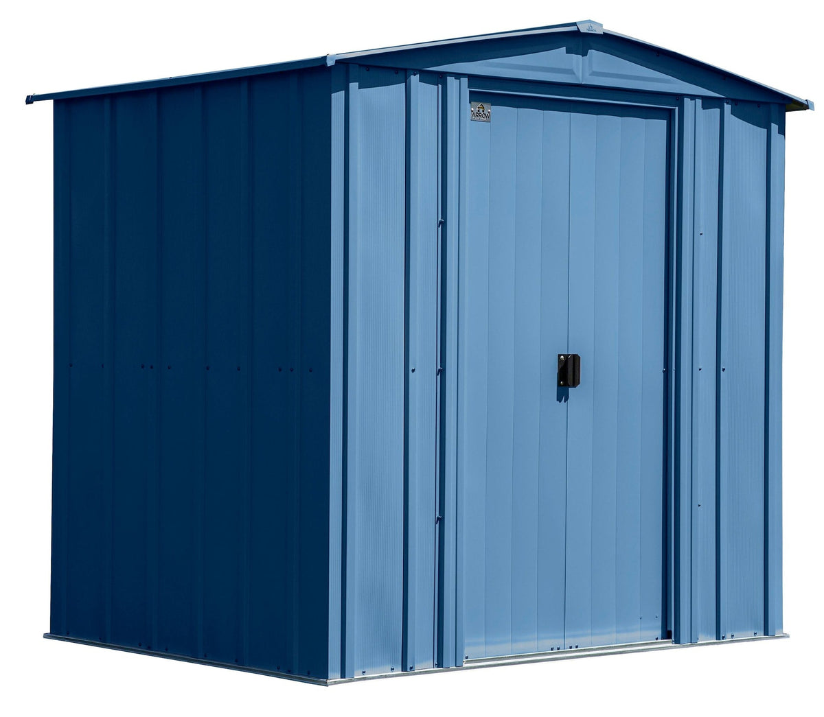 Shed, 6-ft, 5-ft, Grey, Blue - Item 0003214 W5