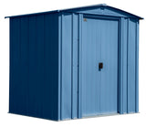Shed, 6-ft, 5-ft, Grey, Blue - Item 0003214 W5