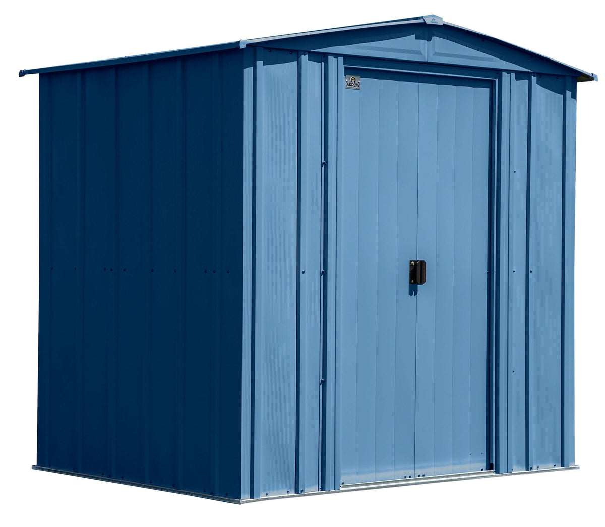 Shed, 6-ft, 5-ft, Grey, Blue - Item 0003214 W5