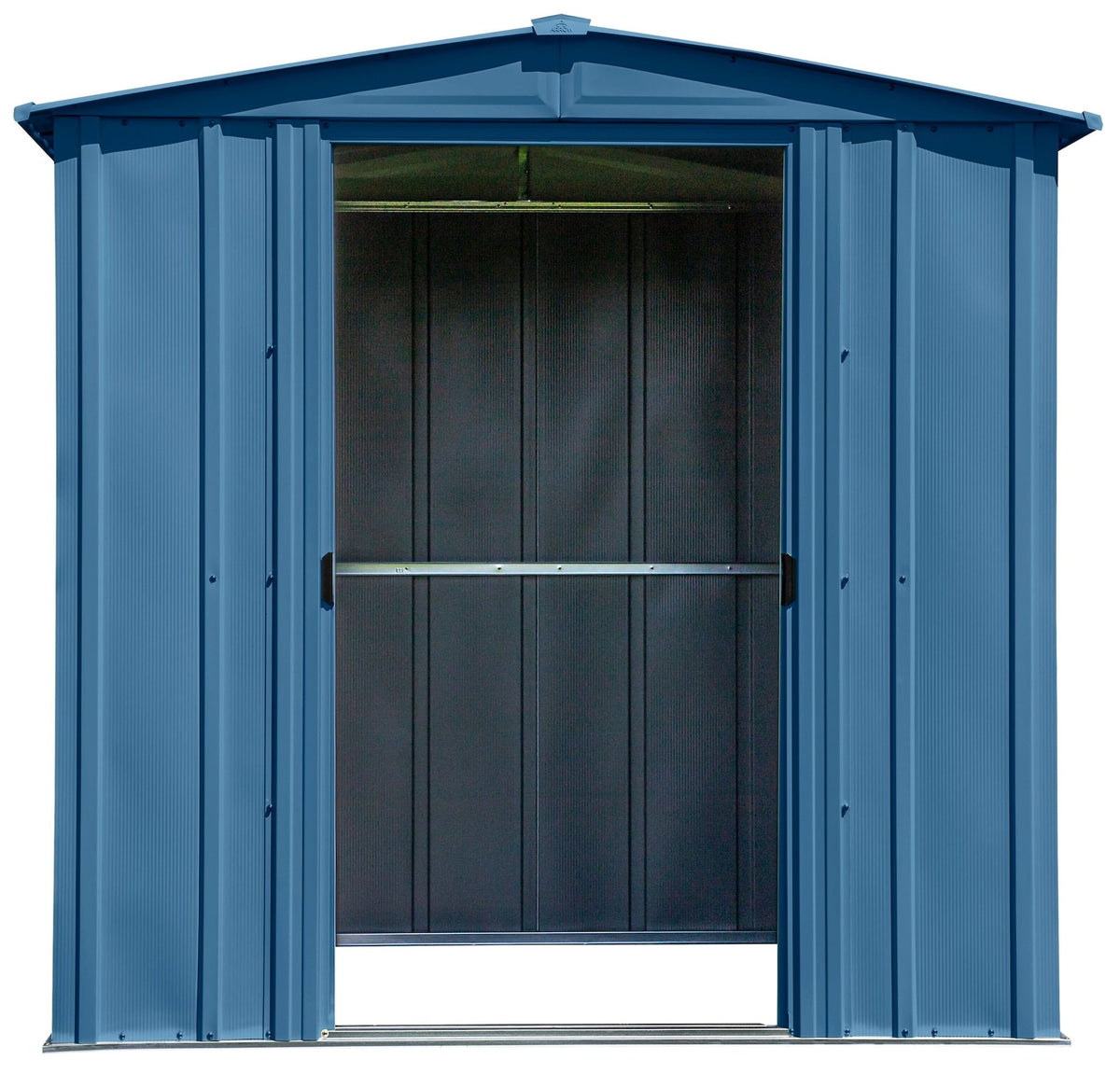 Shed, 6-ft, 5-ft, Grey, Blue - Item 0003214 W5