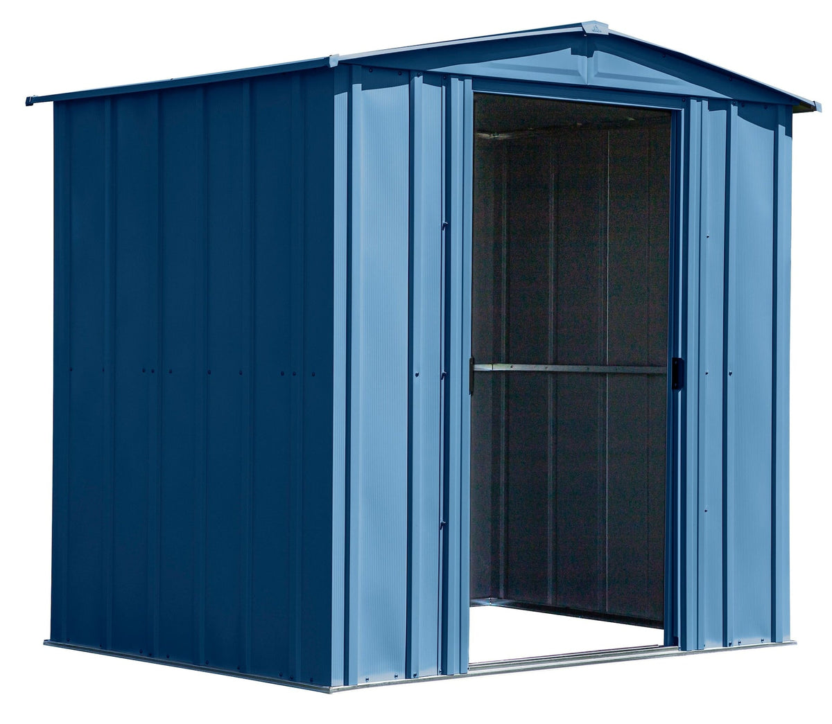 Shed, 6-ft, 5-ft, Grey, Blue - Item 0003214 W5
