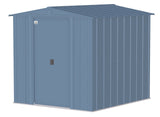 Shed, 6-ft, 7-ft, Grey, Blue - Item 0003194 D3