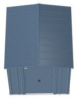 Shed, 6-ft, 7-ft, Grey, Blue - Item 0003194 D3