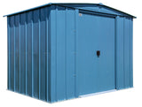Shed, 8-ft, 6-ft, Grey, Blue - Item 0003293 N1