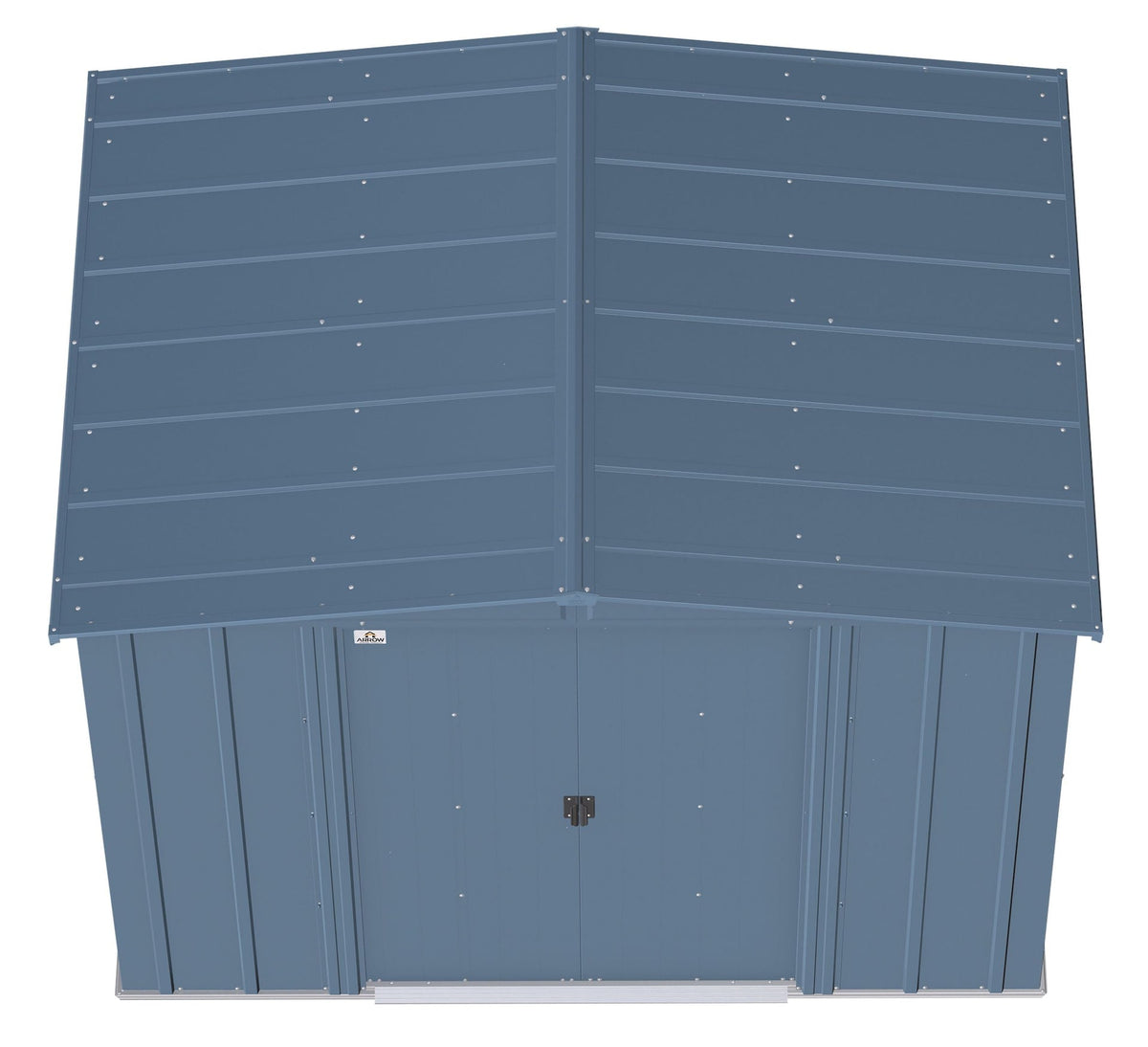 Shed, 8-ft, 6-ft, Grey, Blue - Item 0003293 N1