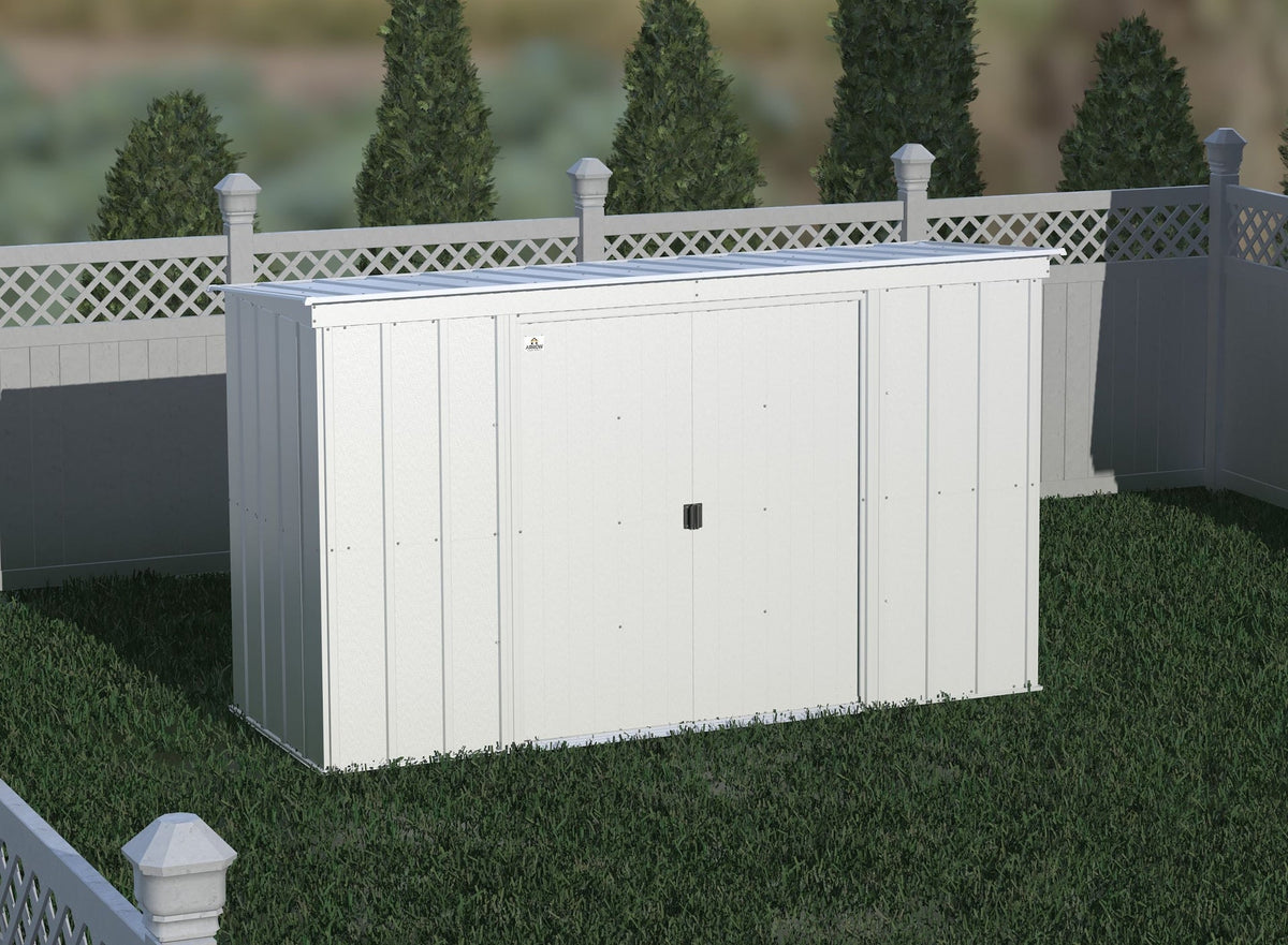Shed, 10-ft, 4-ft, Grey - Item 0003244 J9